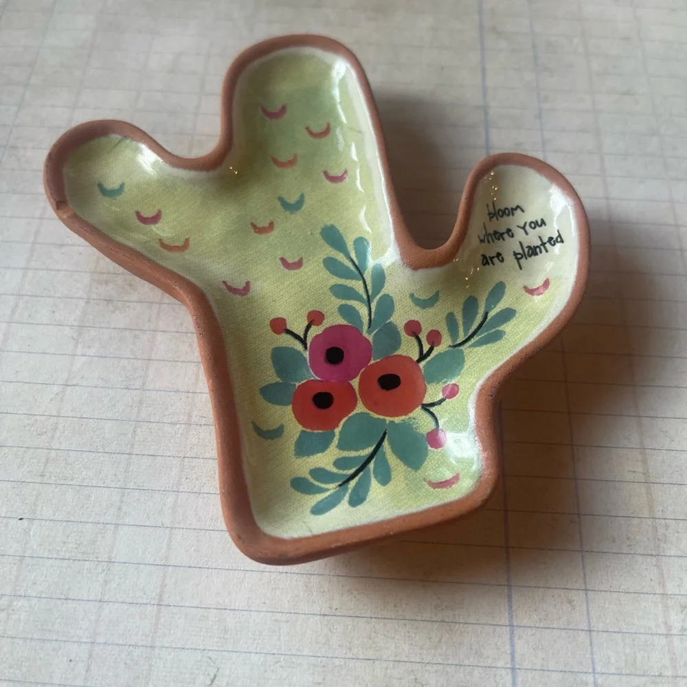Natural Life Cactus Santa Fe Trinket Dish - Picture 7 of 10